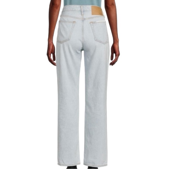 Rag & Bone Alex High-Rise Straight Leg Jeans in Primrose With Holes Size 27 - Picture 2 of 7